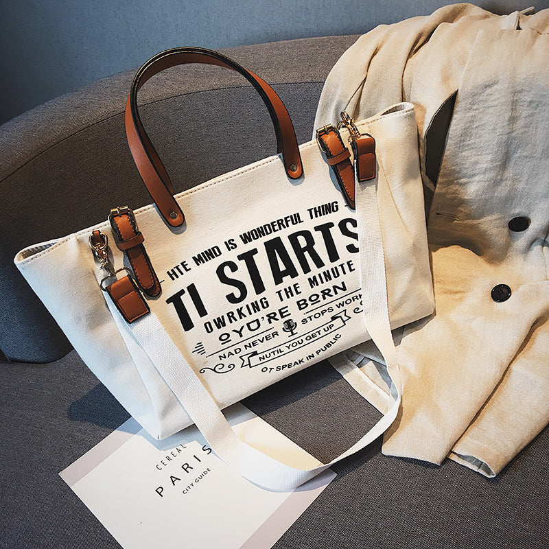 Grand sac fourre-tout en toile