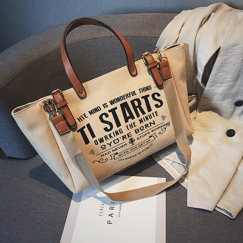 Grand sac fourre-tout en toile