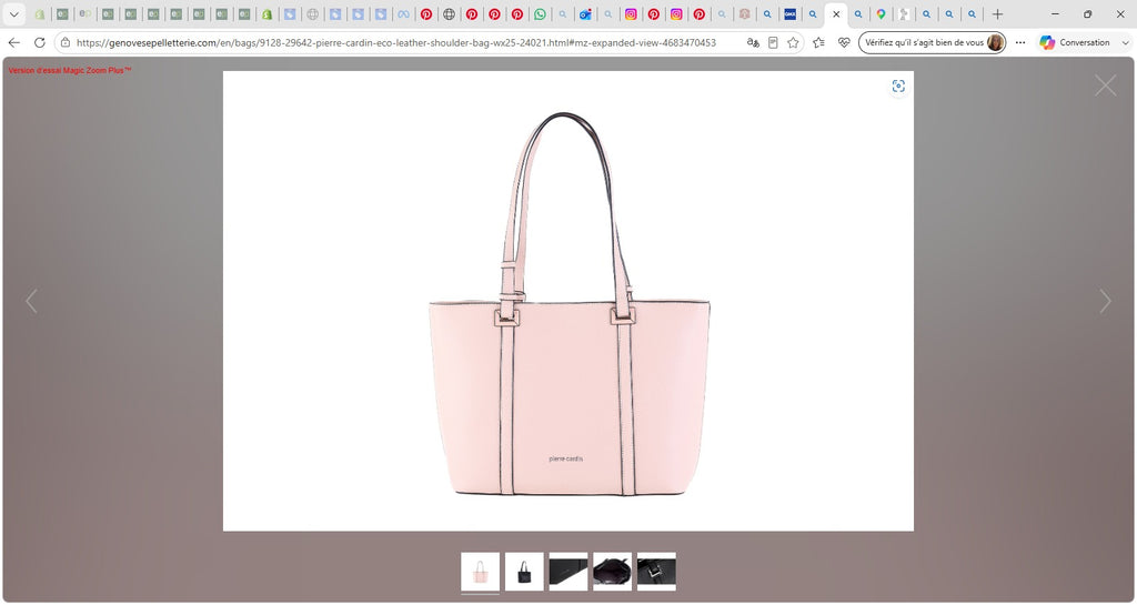 Sac à Bandoulière Pierre Cardin en Cuir Éco — WX25-24021