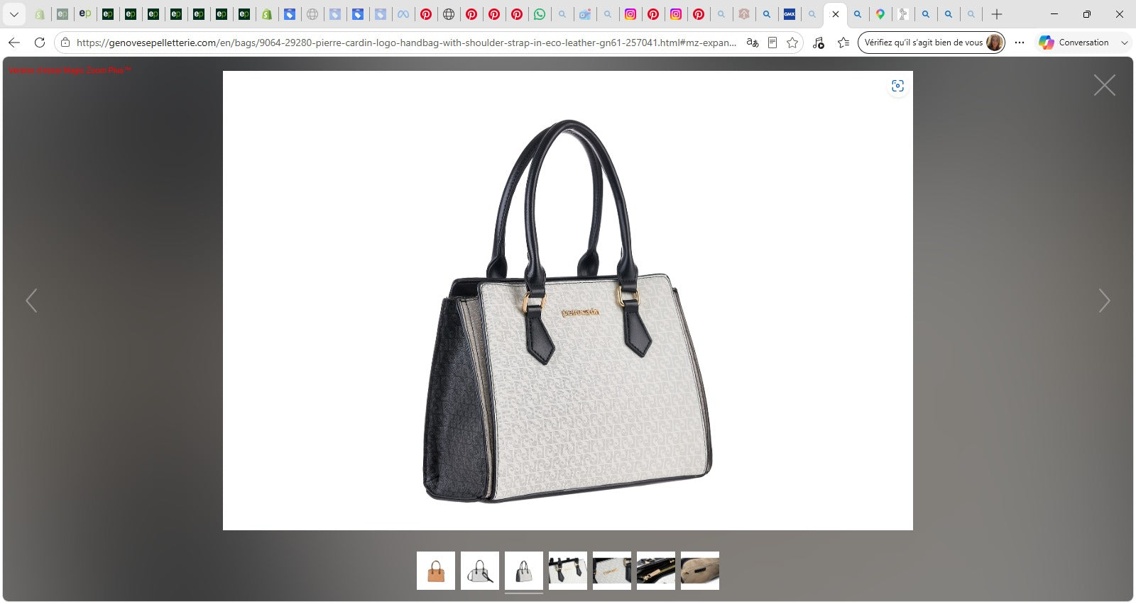 Sac à Main Pierre Cardin en Cuir Éco avec Sangle — GN61-257041