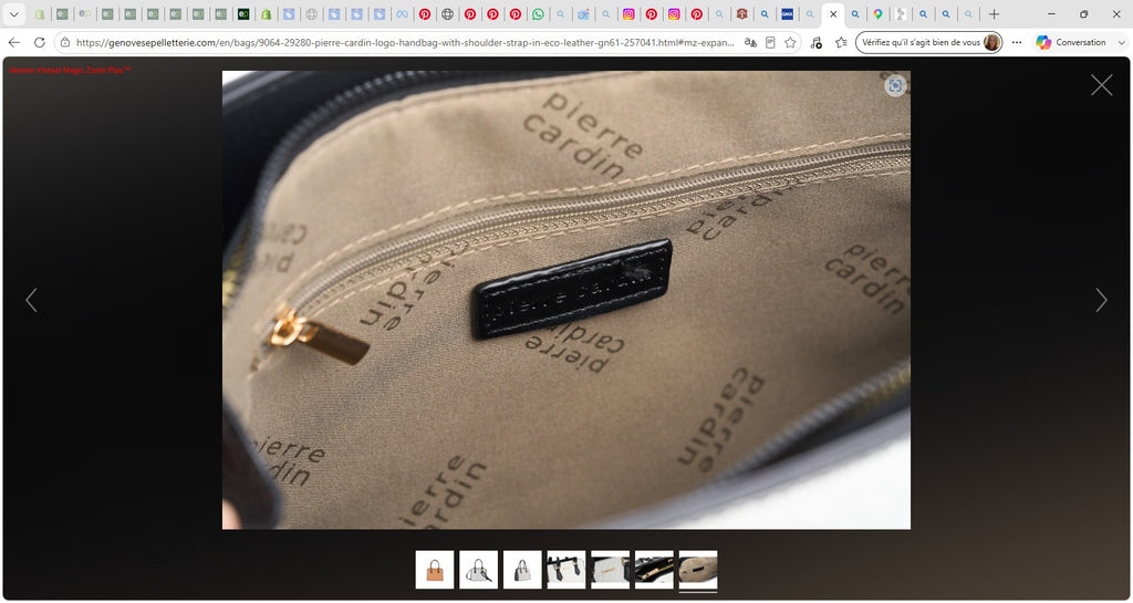 Sac à Main Pierre Cardin en Cuir Éco avec Sangle — GN61-257041