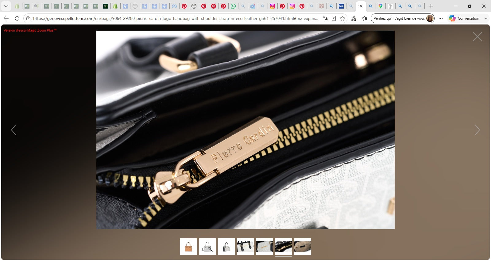 Sac à Main Pierre Cardin en Cuir Éco avec Sangle — GN61-257041