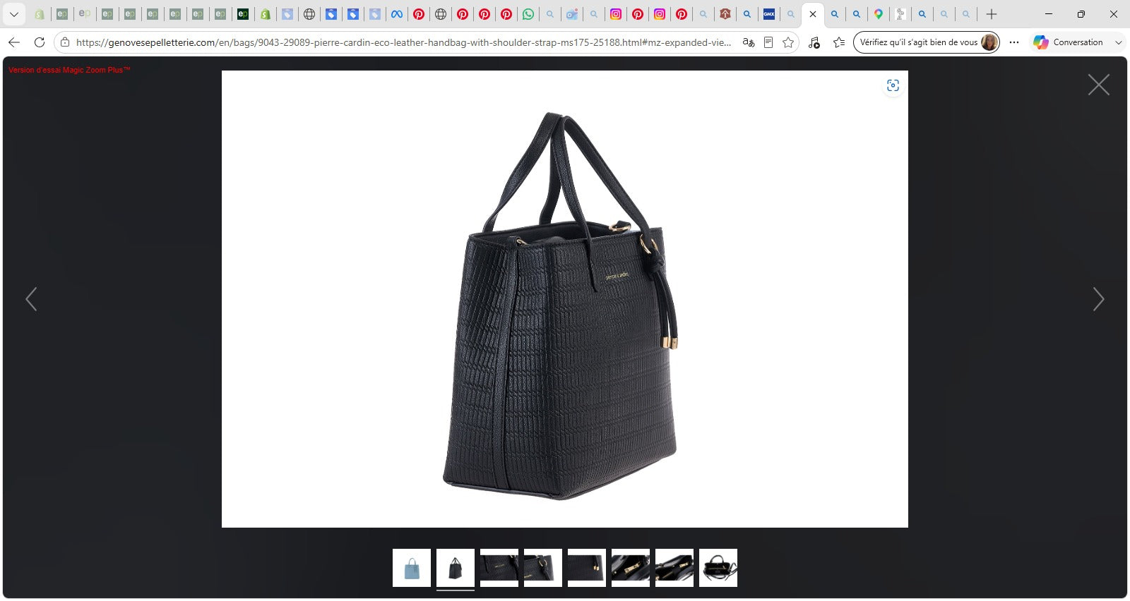 Sac à Main Pierre Cardin en Cuir Éco avec Bretelle — MS175-25188