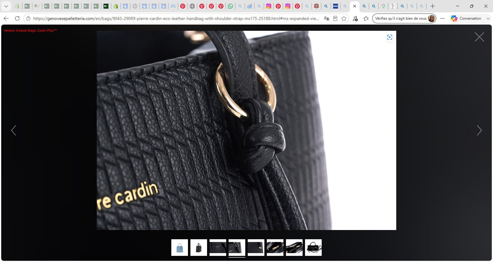 Sac à Main Pierre Cardin en Cuir Éco avec Bretelle — MS175-25188