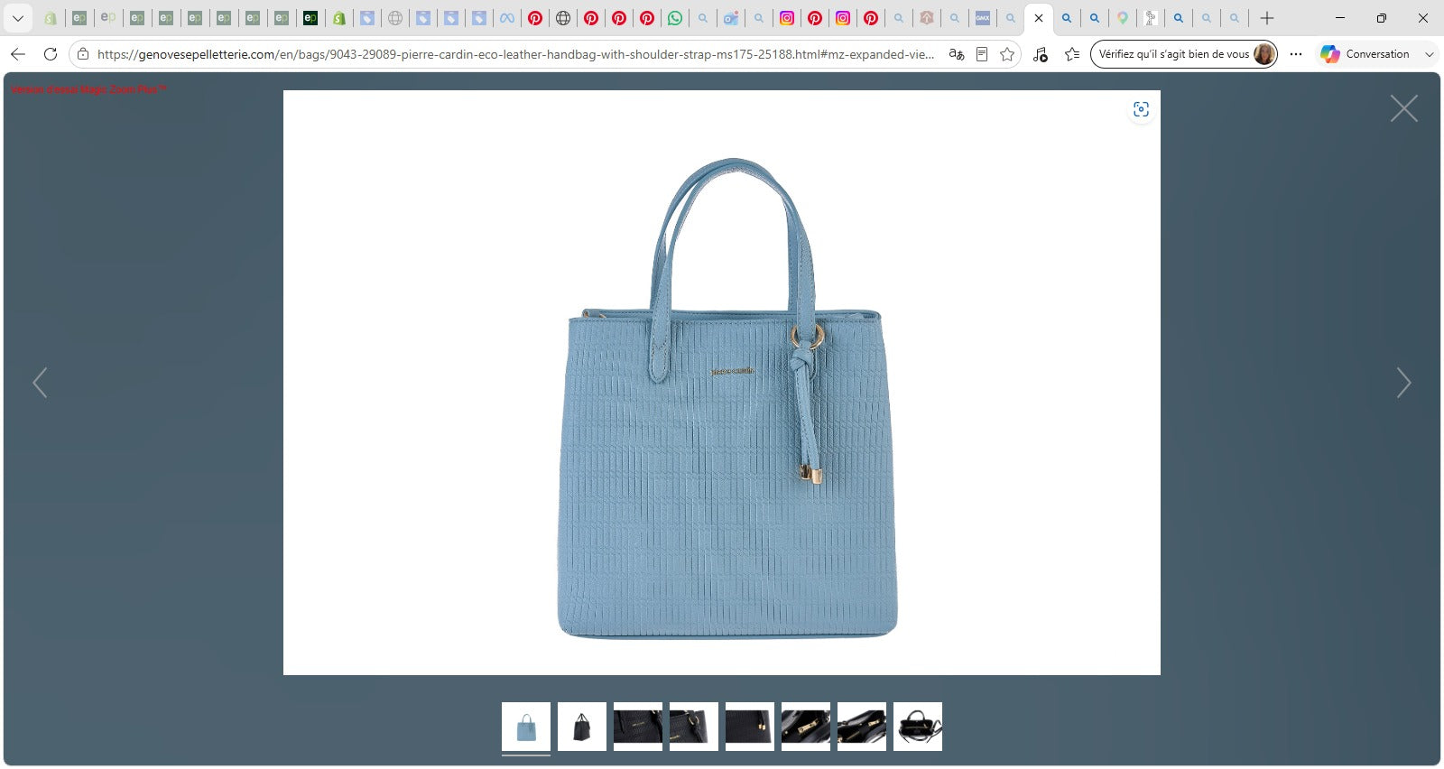 Sac à Main Pierre Cardin en Cuir Éco avec Bretelle — MS175-25188