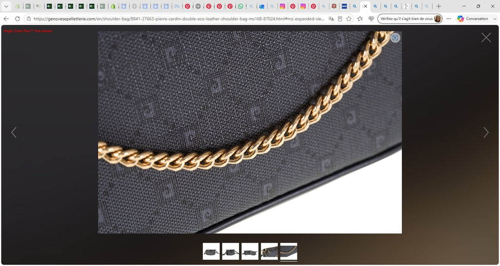 Sac Double Bandoulière Pierre Cardin en Cuir Éco — MS168-87024