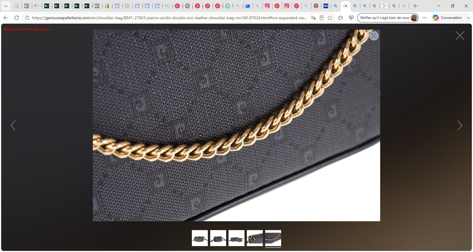 Sac Double Bandoulière Pierre Cardin en Cuir Éco — MS168-87024