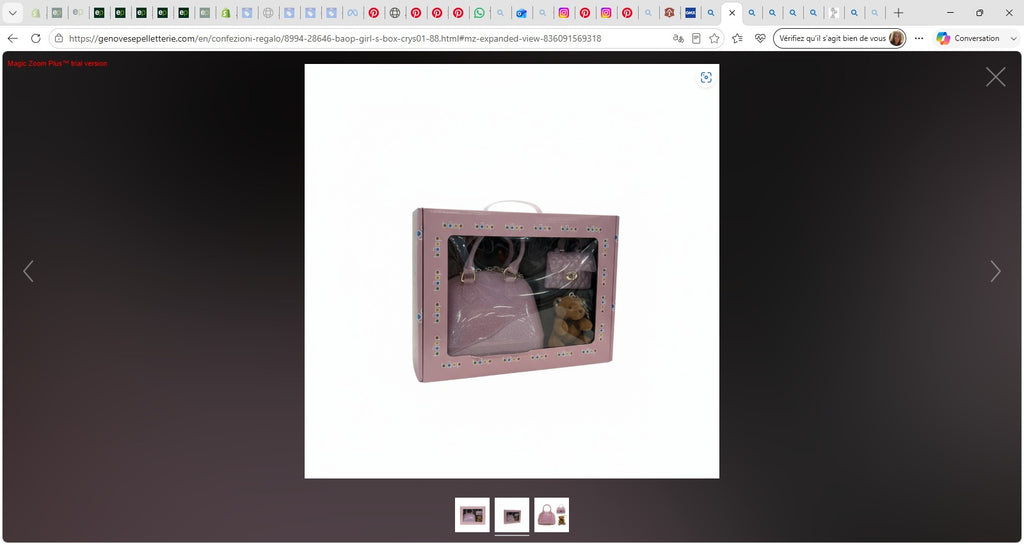 Coffret Cadeau Fille BAOP — Sac + Pochette + Porte-clés Ourson