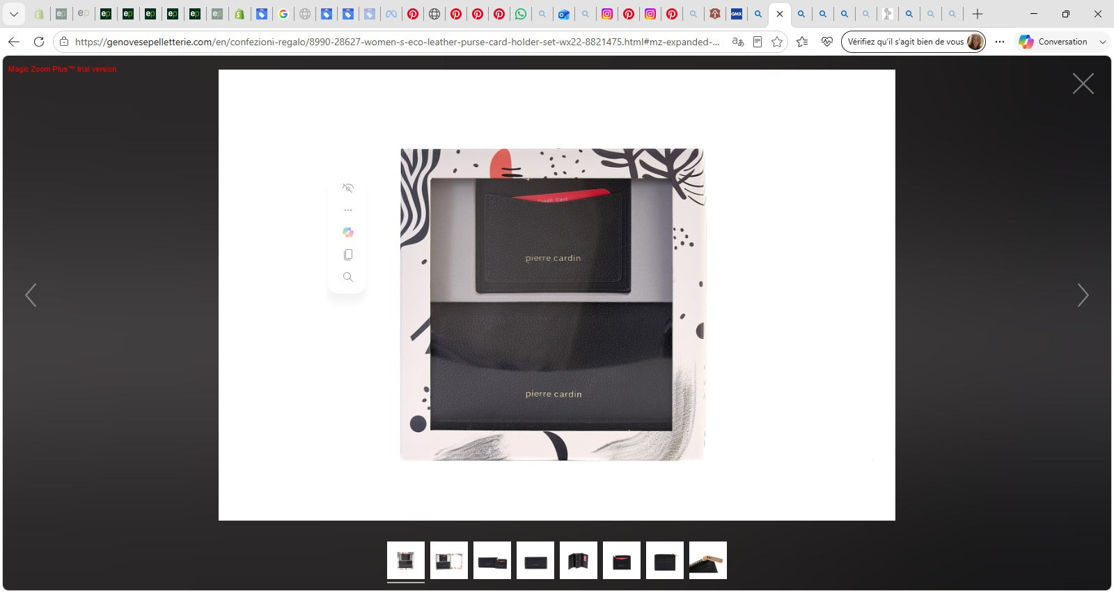 Coffret Porte-Monnaie + Porte-Cartes Femme en Éco-Cuir — WX22-8821
