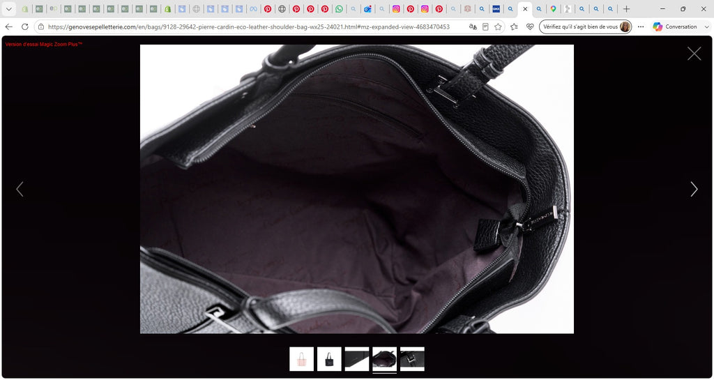 Sac à Bandoulière Pierre Cardin en Cuir Éco — WX25-24021