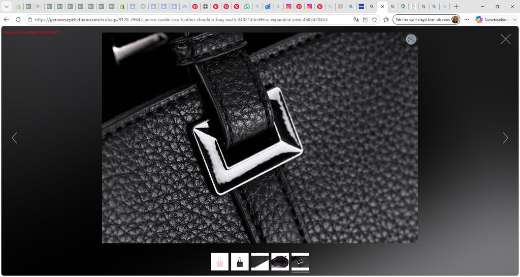 Sac à Bandoulière Pierre Cardin en Cuir Éco — WX25-24021