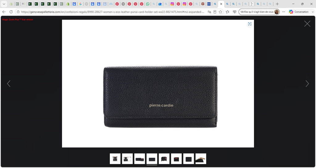 Coffret Porte-Monnaie + Porte-Cartes Femme en Éco-Cuir — WX22-8821