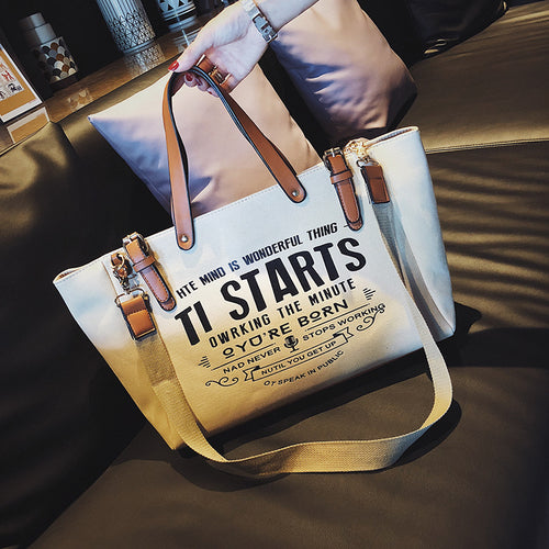 Grand sac fourre-tout en toile