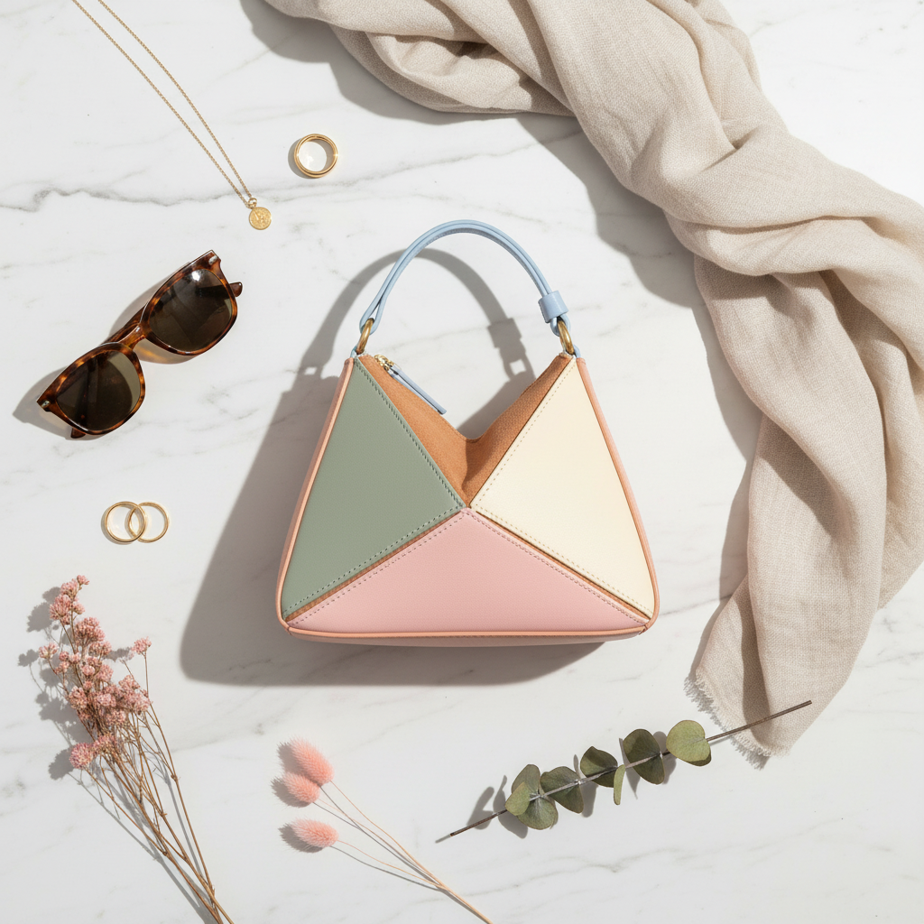 Flat lay marbre